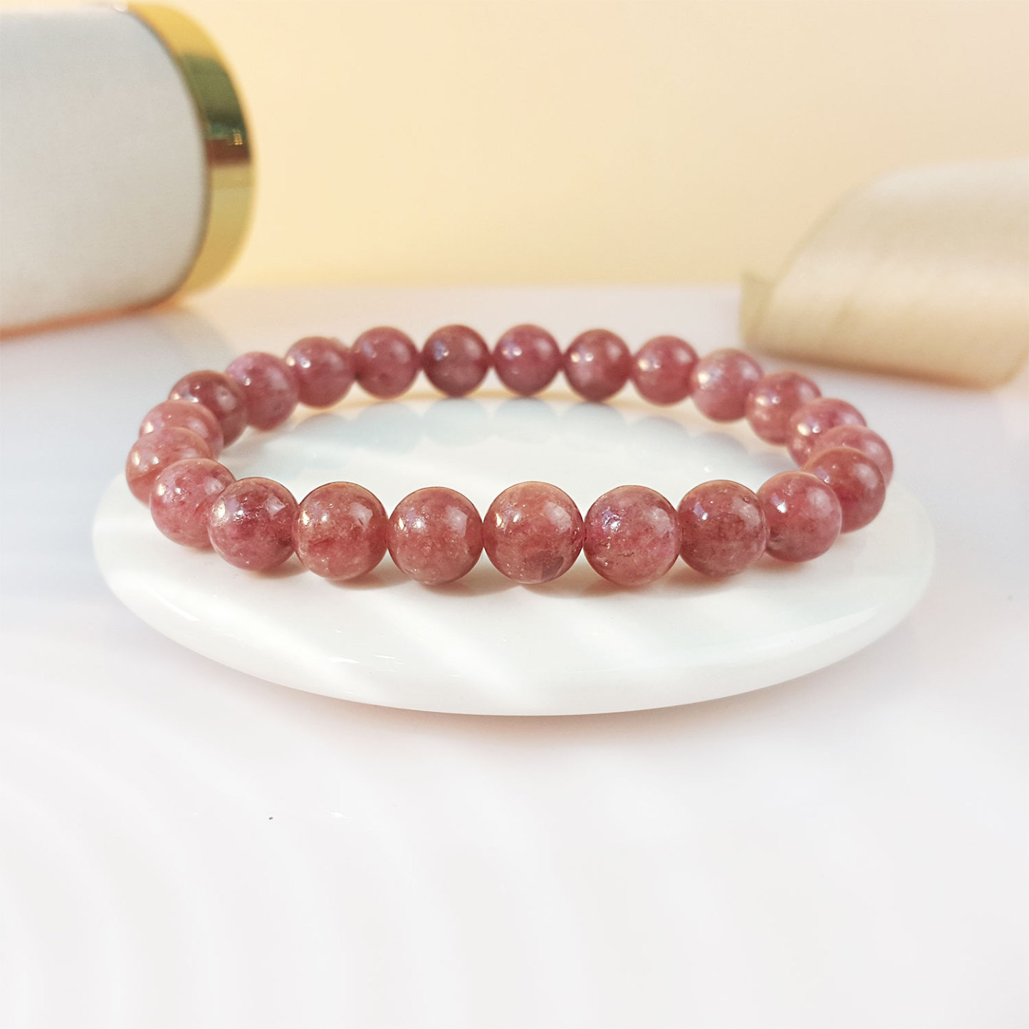 24 July - Pink Tourmaline Bracelet