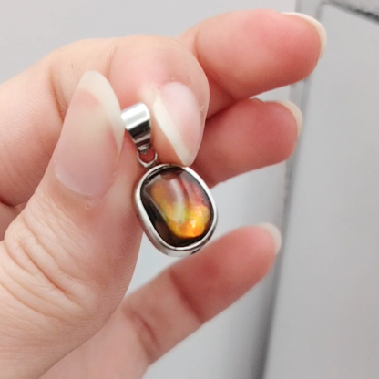 Canada Ammolite Free Shape Pendant