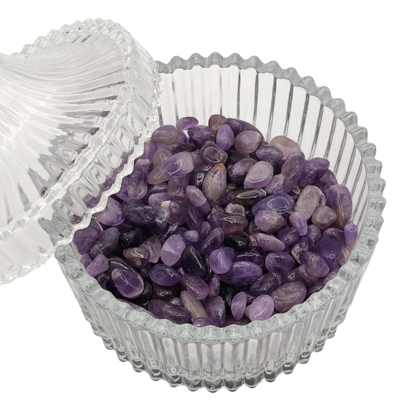 Crystal Canister + Amethyst Chip