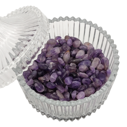 Crystal Canister + Amethyst Chip