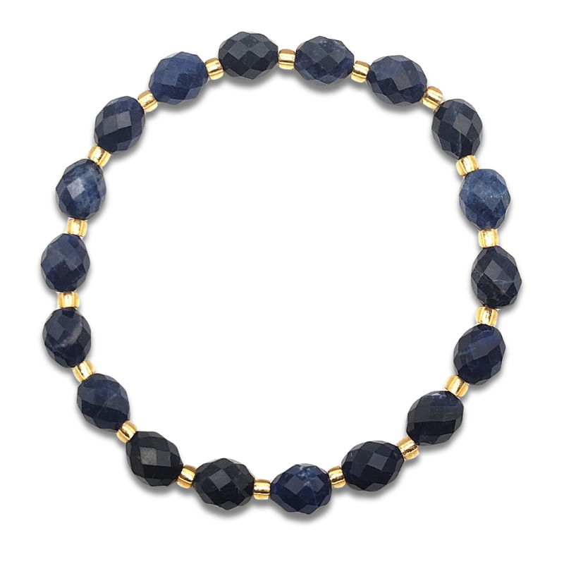 Sodalite Rice Shape Bracelet