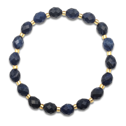 Sodalite Rice Shape Bracelet