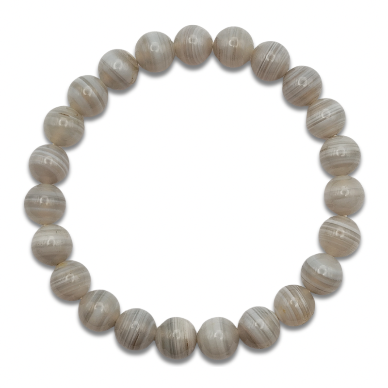 Gray Agate Bracelet