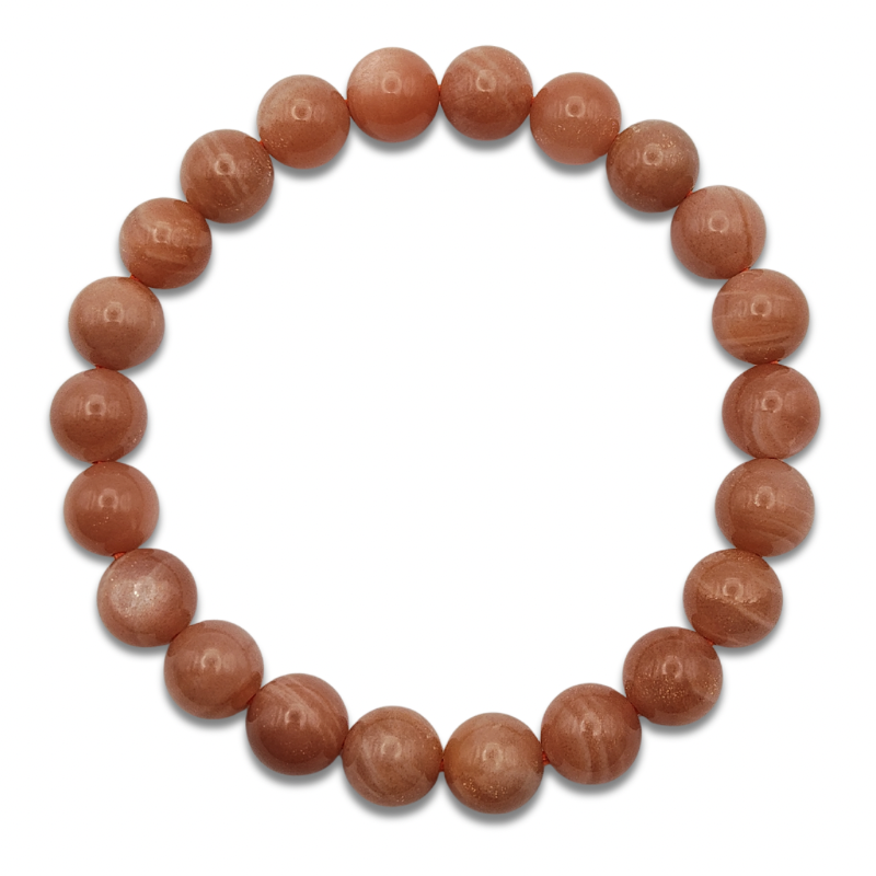 Orange Moonstone Bracelet