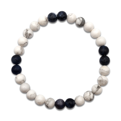 Howlite + Sodalite Bracelet