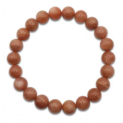 Orange Moonstone Bracelet