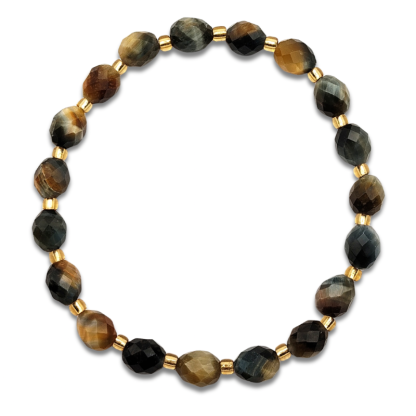 Dream Tiger Eye Rice Shape Bracelet