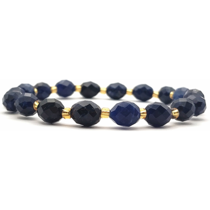 Sodalite Rice Shape Bracelet