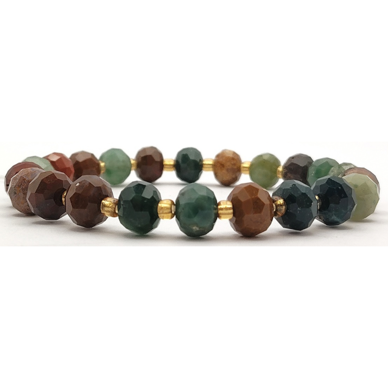 Ocean Jasper Stacked Cutting Bracelet