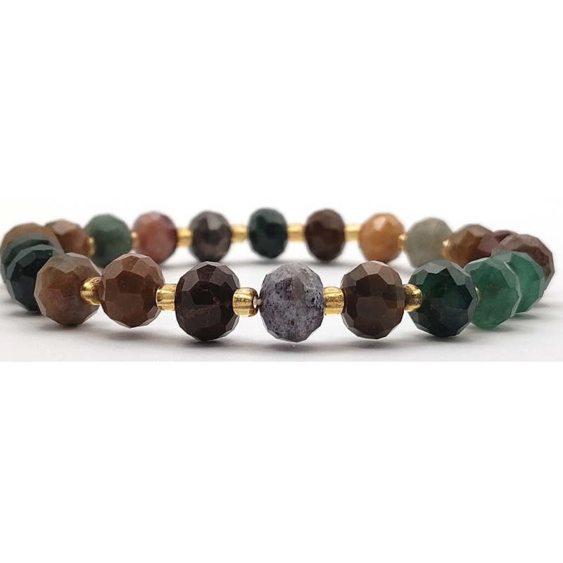Ocean Jasper Stacked Cutting Bracelet
