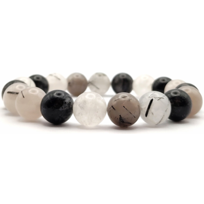 Black Rutilated Bracelet