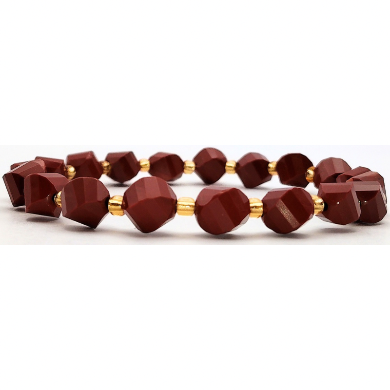 Red Jasper S Shape Bracelet