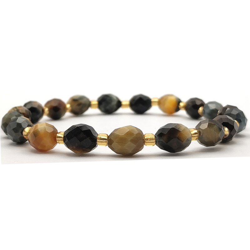Dream Tiger Eye Rice Shape Bracelet
