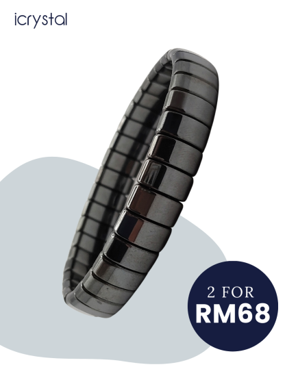 Hermatite Rectangle Flat Bracelet