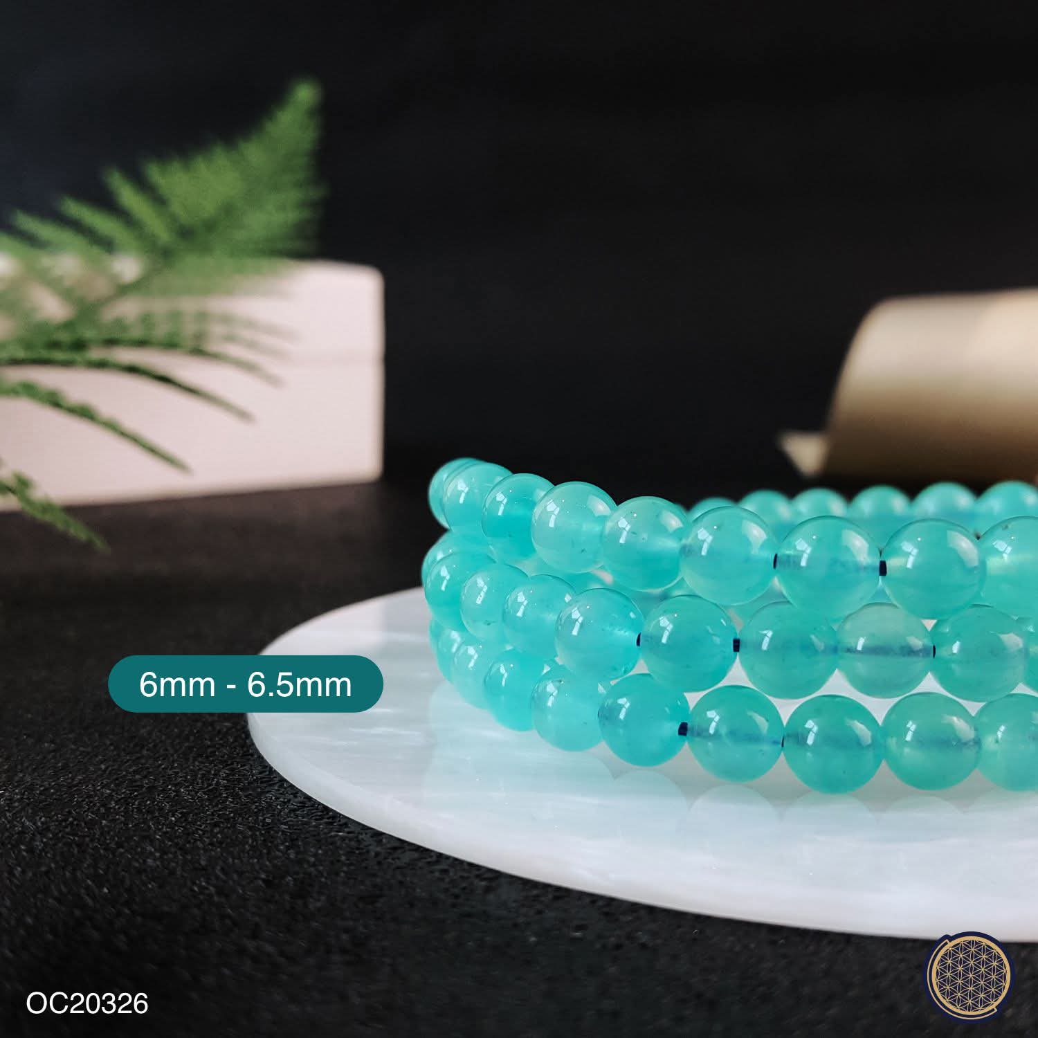 Amozonite Long Bracelet