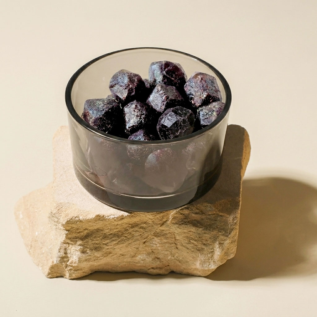 29 Apr - Red Garnet Raw Stone