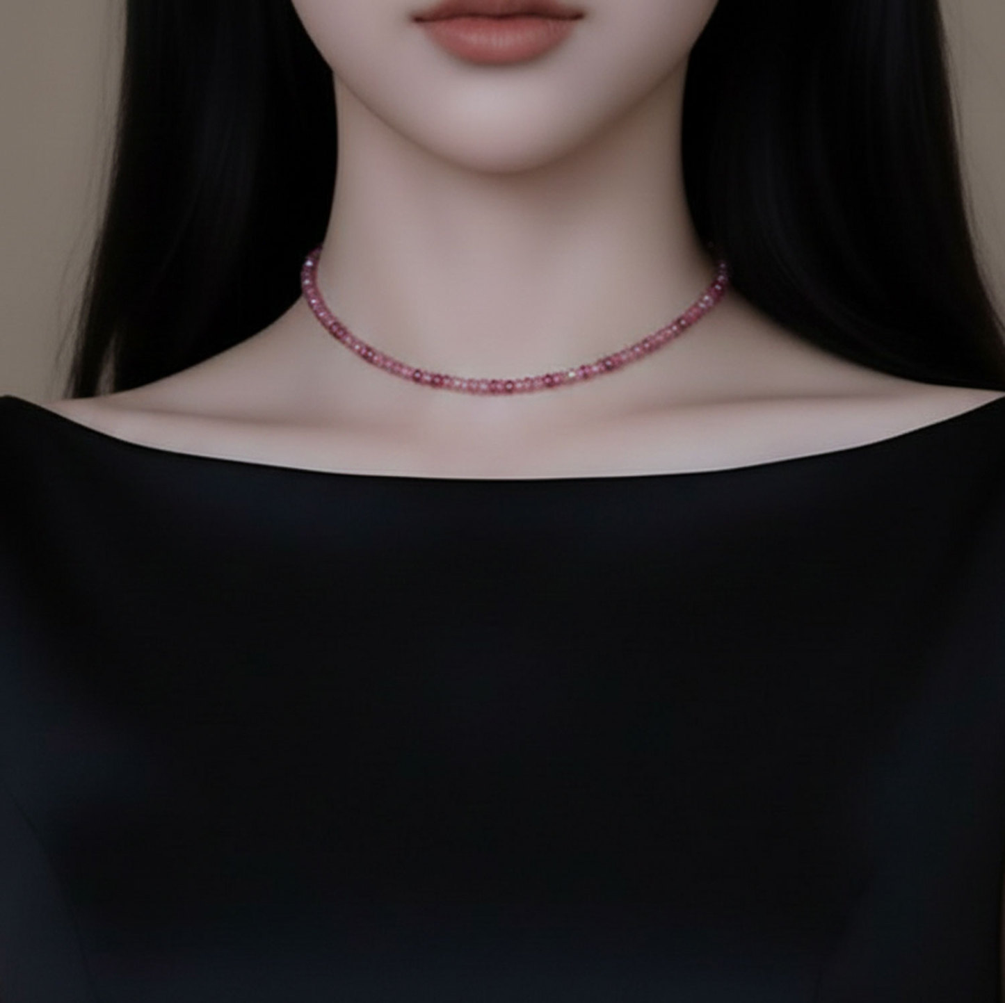 Strawberry Quartz Necklace