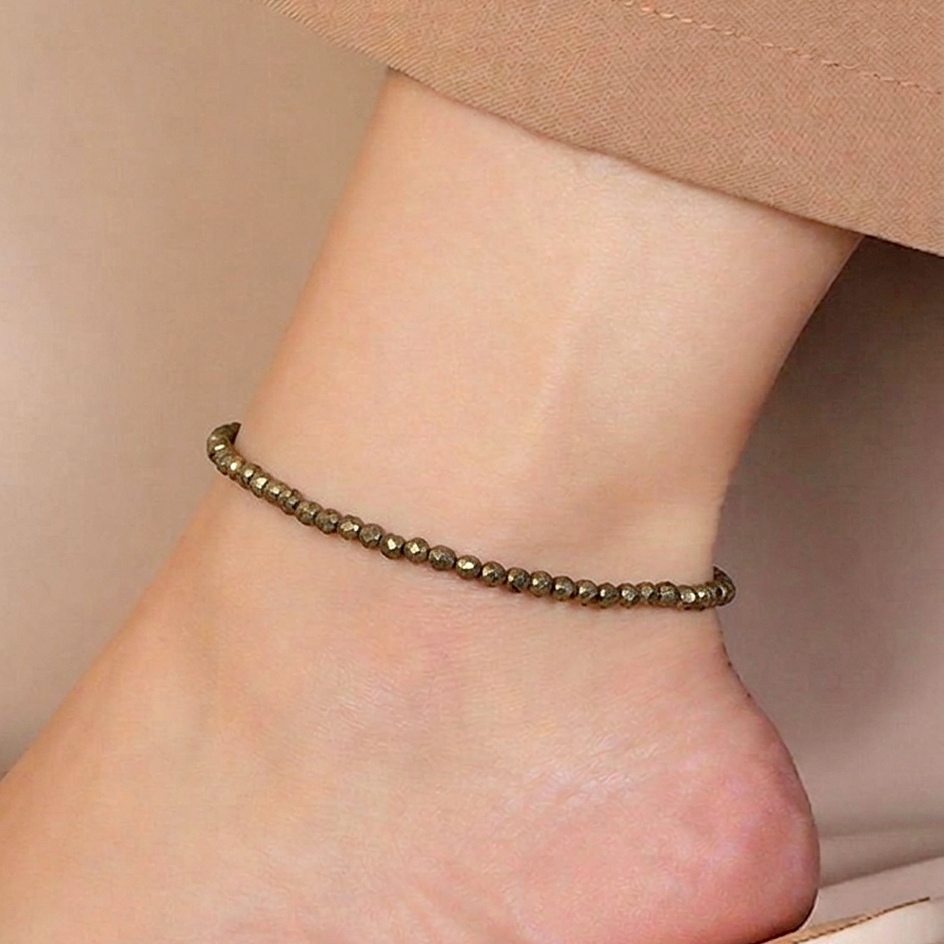 1 Apr - Pyrite Anklet