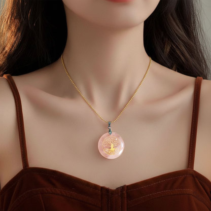 5 Mar - Rose Quartz Pendant