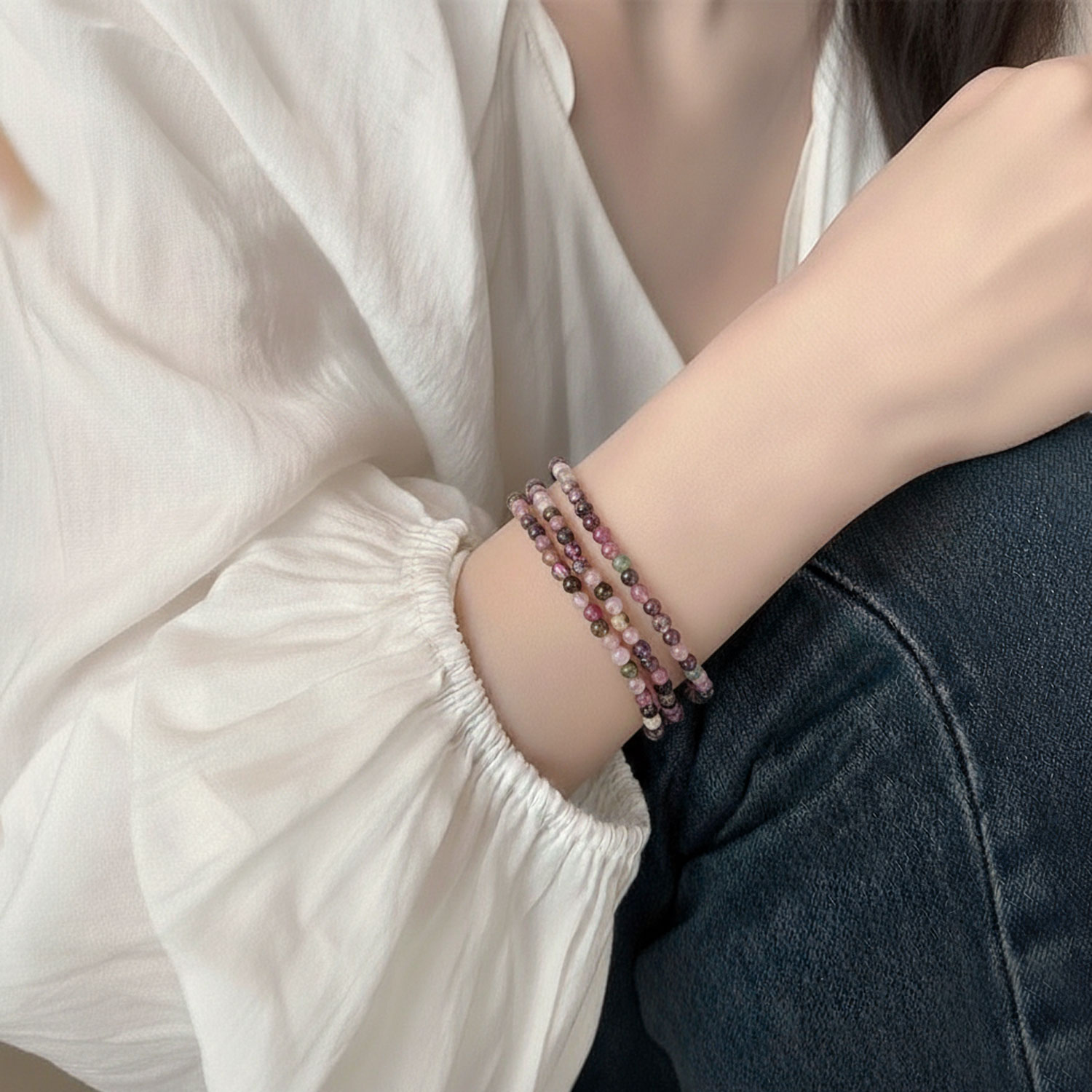  3 Feb - Tourmaline Rosary Bracelet