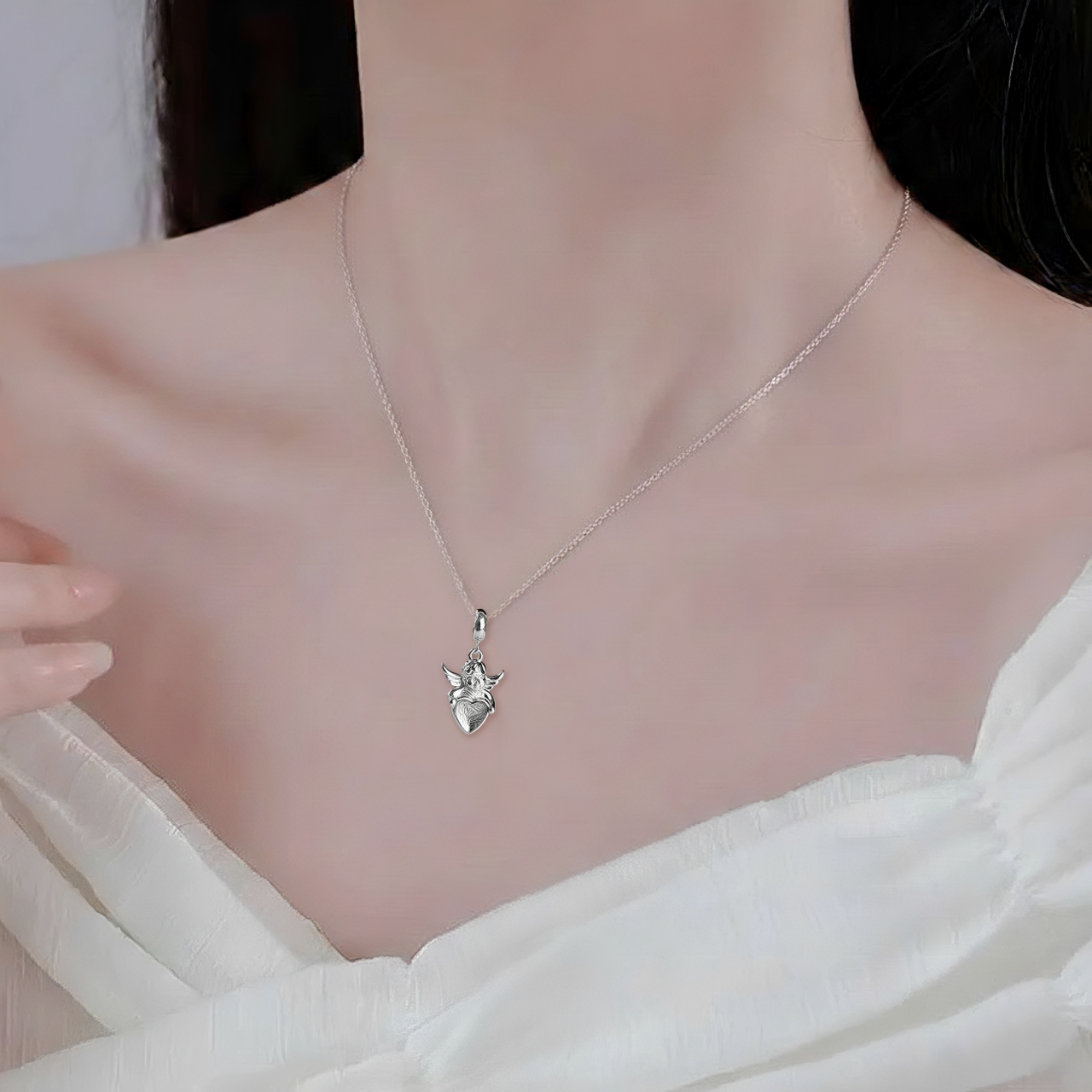 9 Feb - Meteorite Angel Pendant