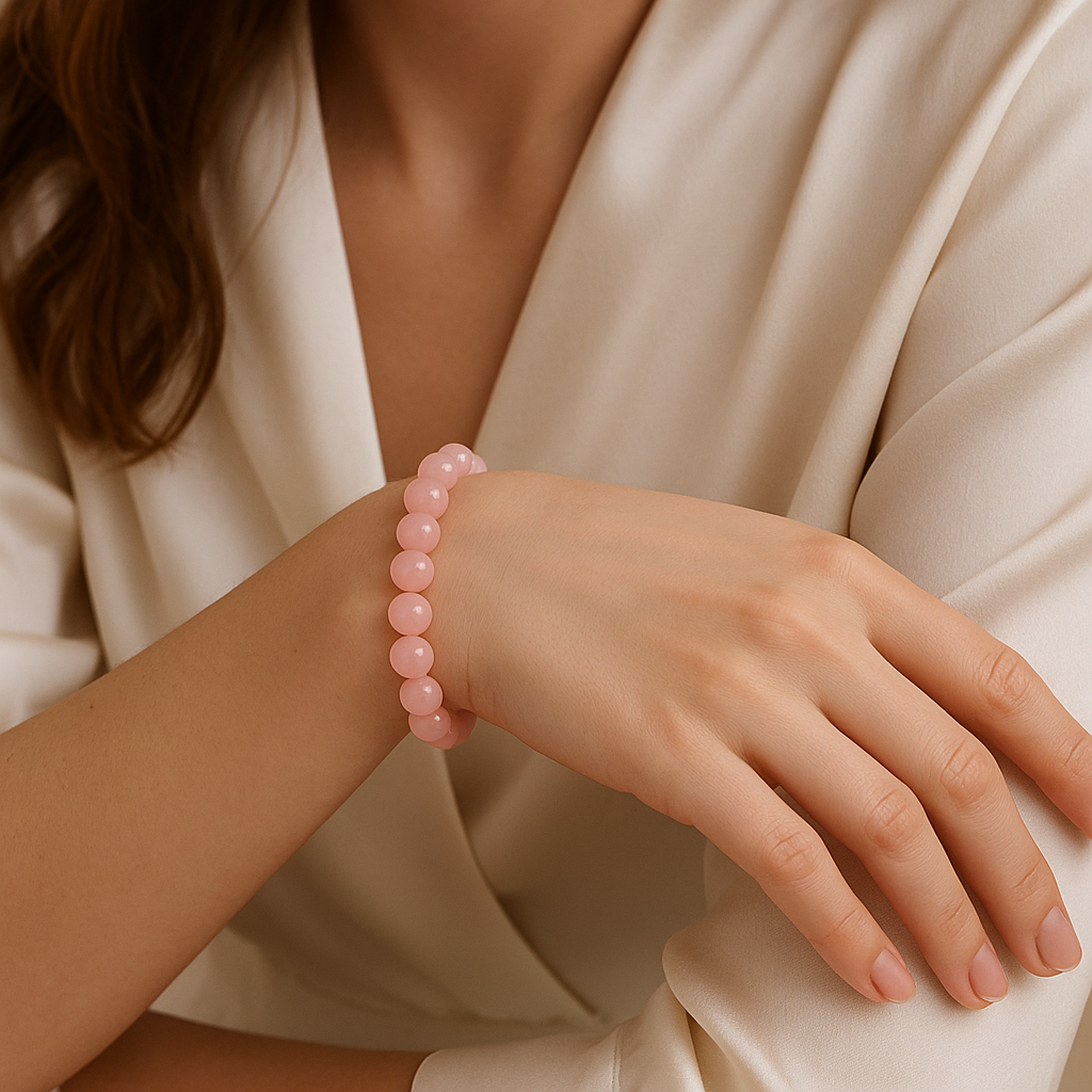 High Grade Norway Pink Chalcedony Bracelet