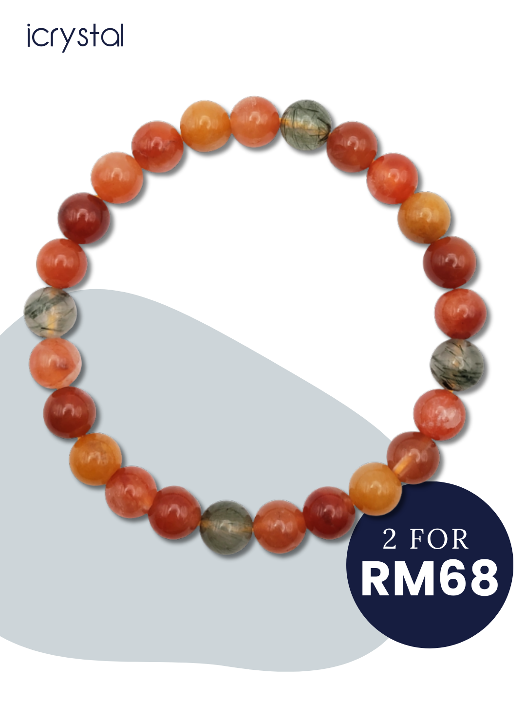 Mix Rutilated Bracelet