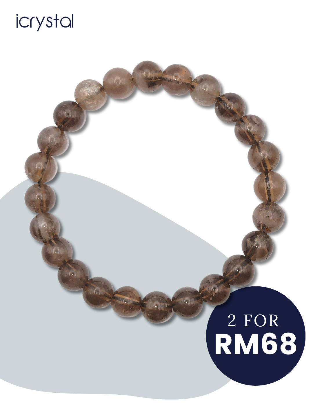 Azeztulite Smoky Bracelet