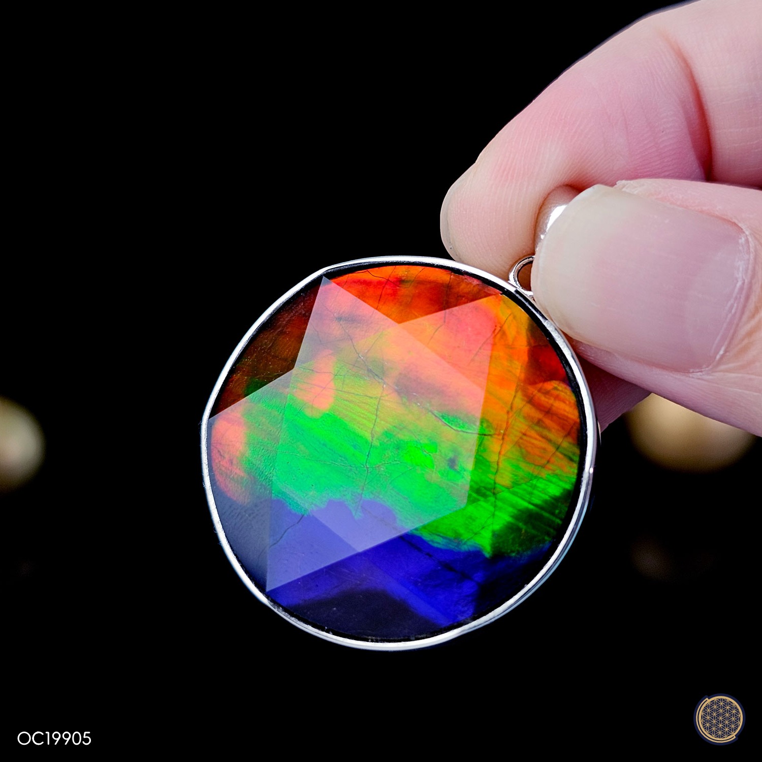 Canada Ammolite David Star Pendant
