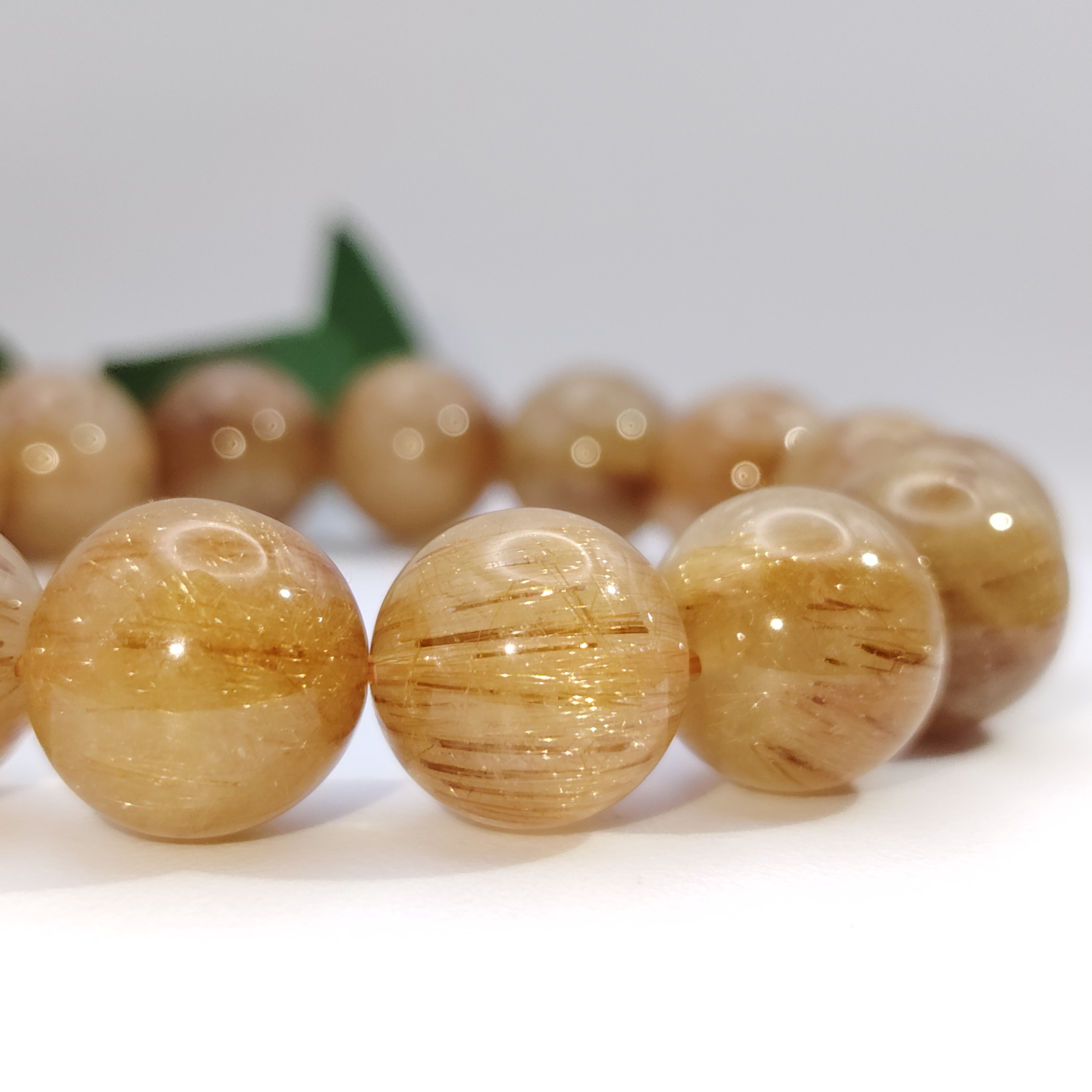 High Grade Golden Rutilated Bracelet