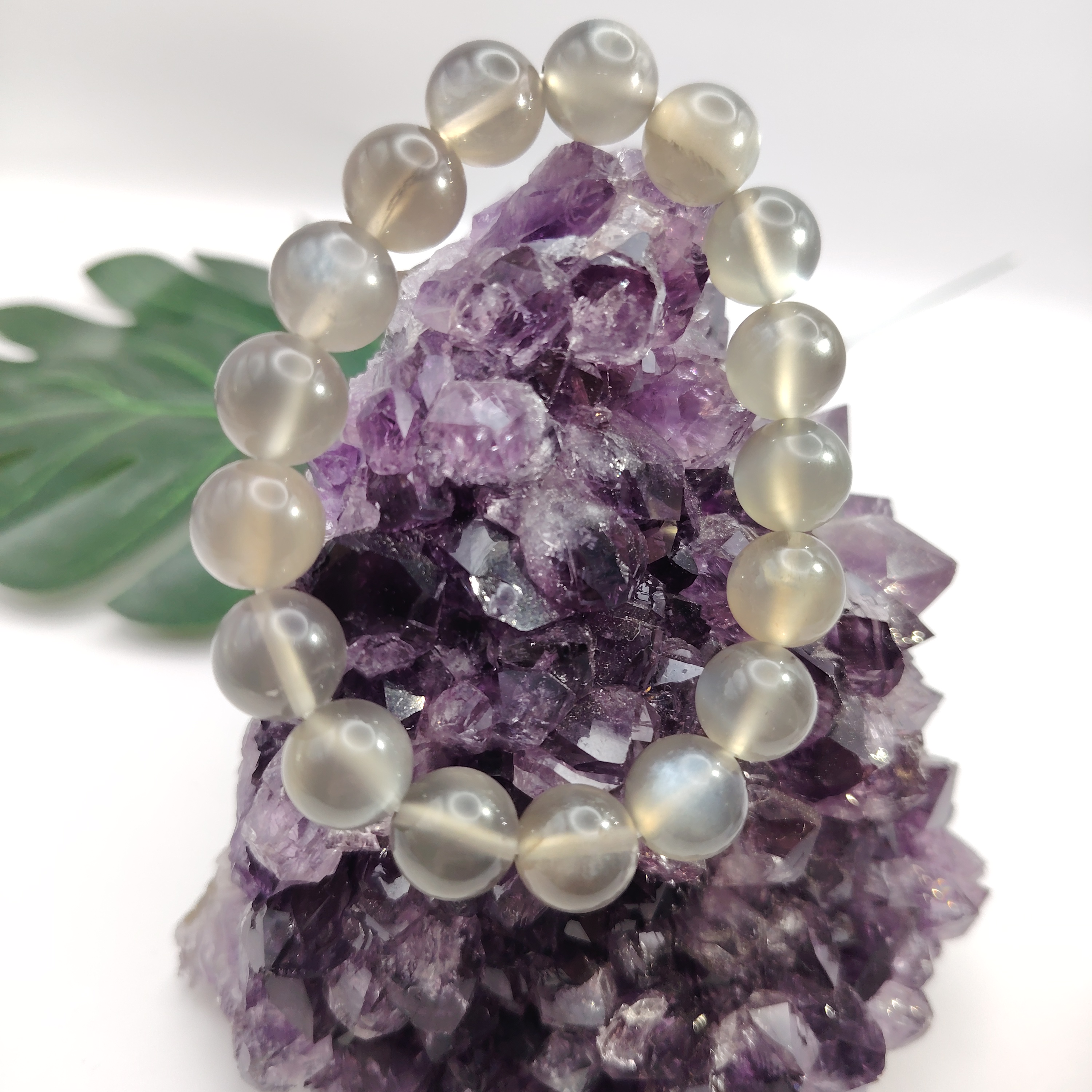 Grey Moonstone Bracelet