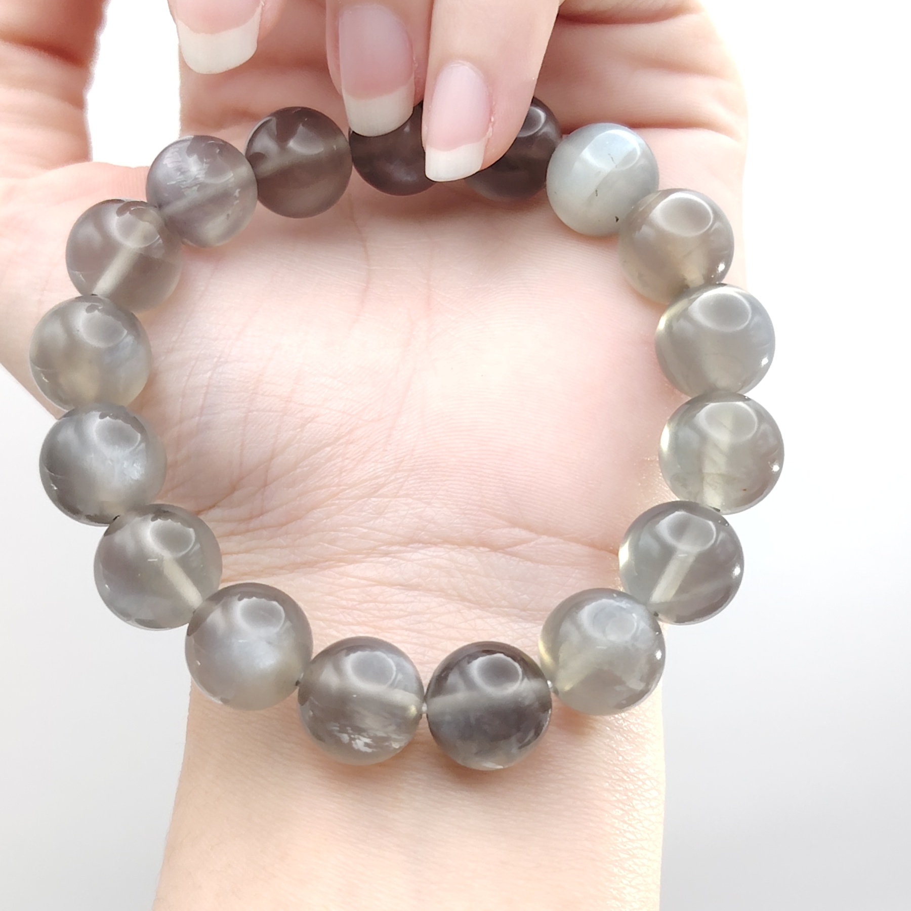 Grey Moonstone Bracelet