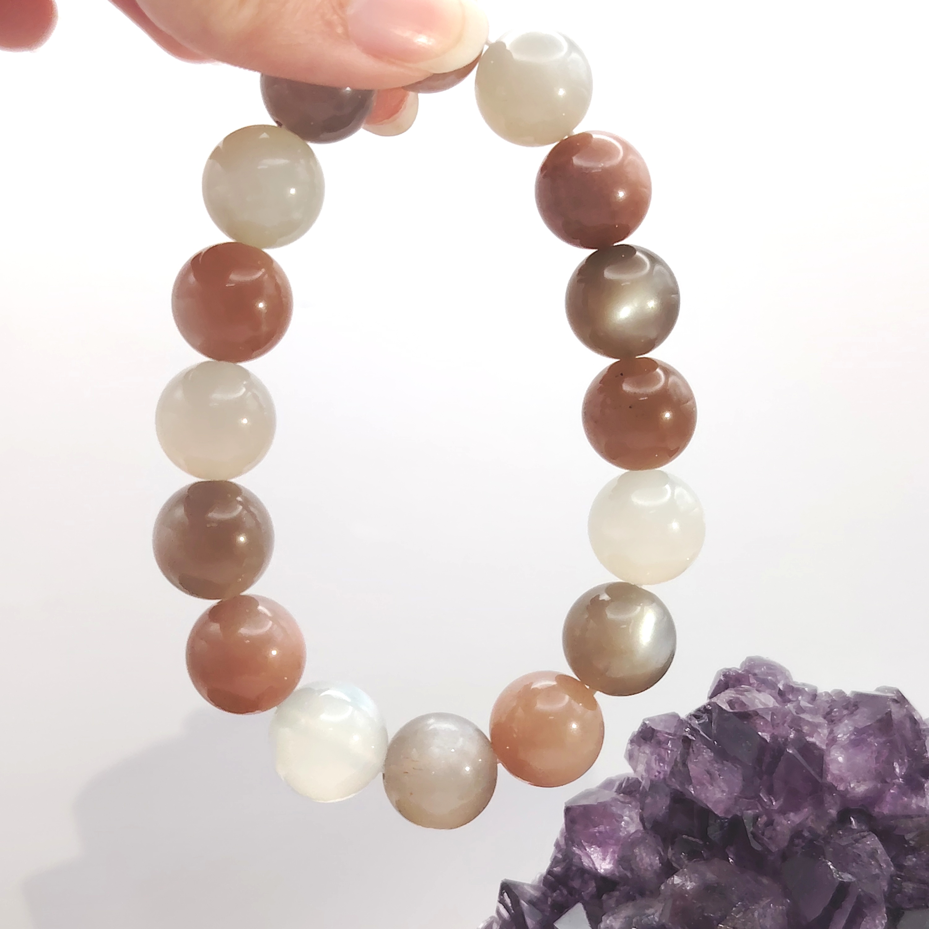 Multi Colour Moonstone Bracelet