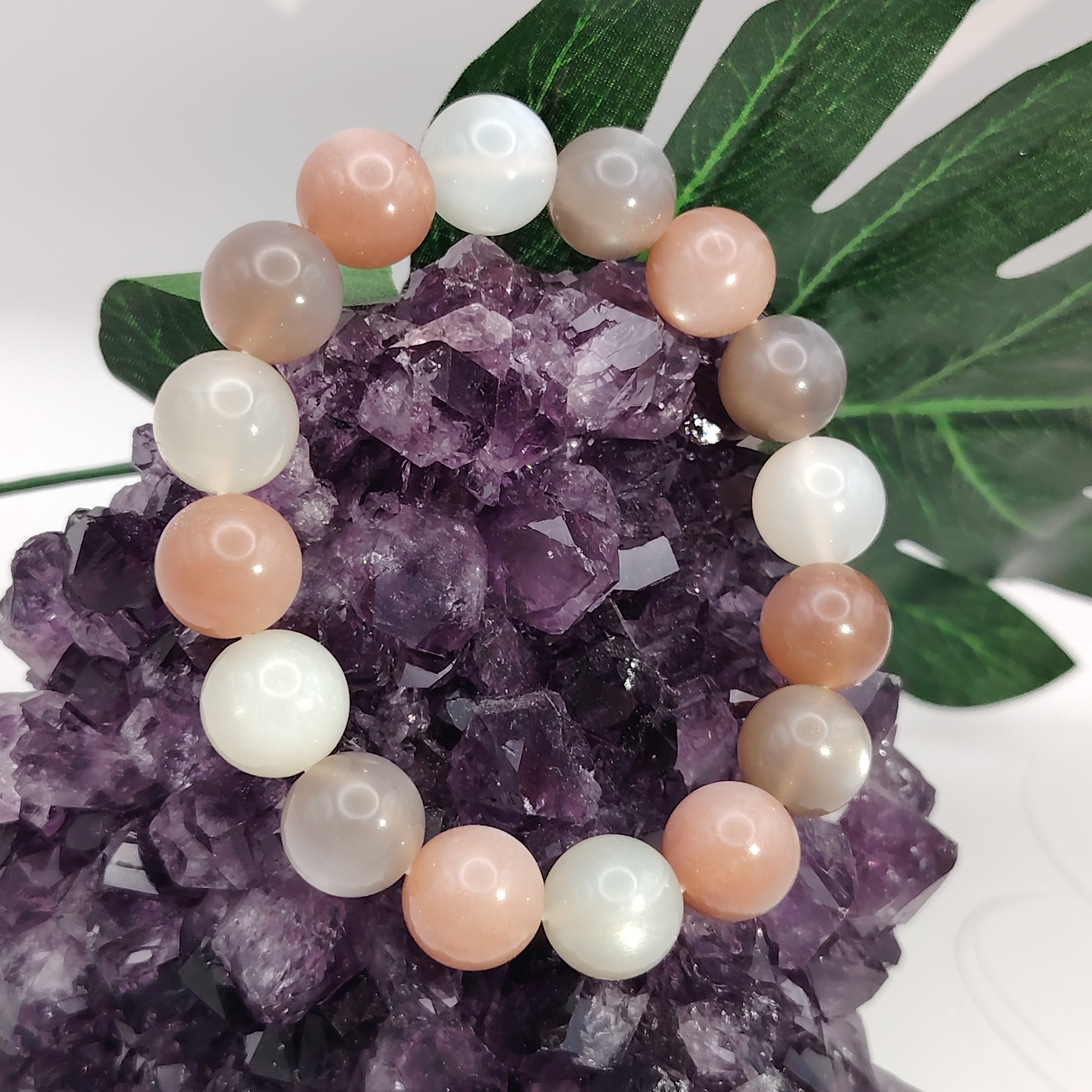 Multi Colour Moonstone Bracelet