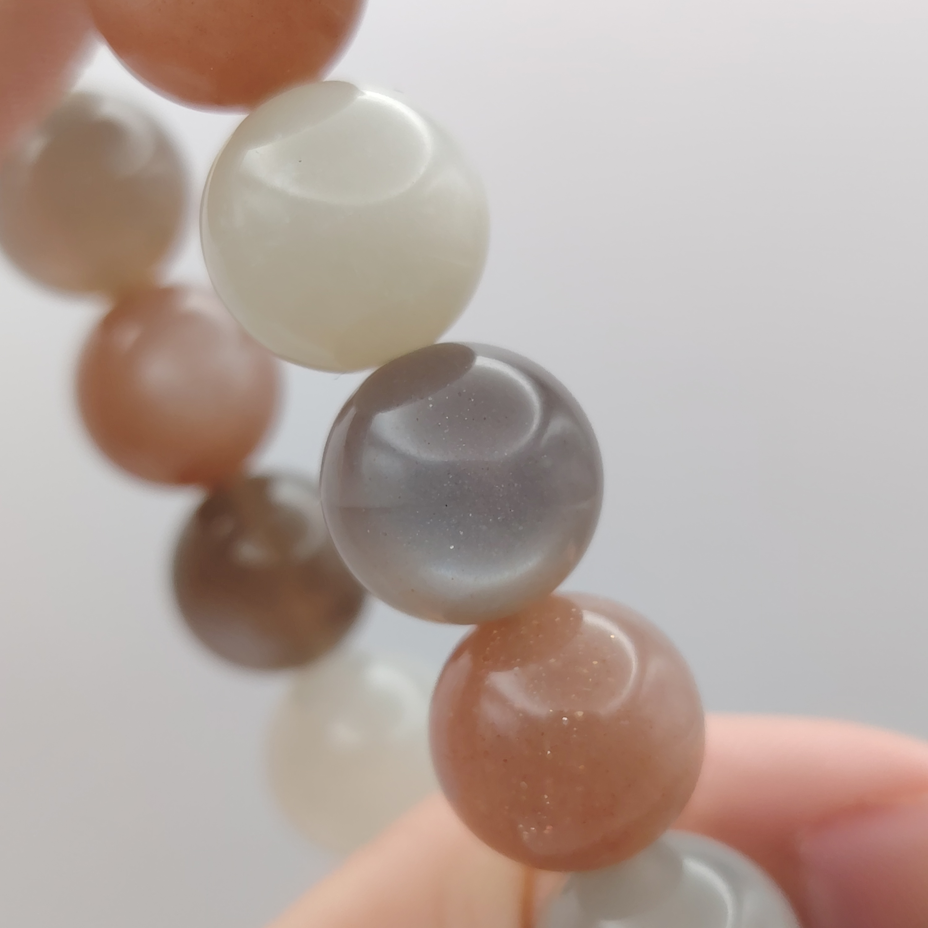 Multi Colour Moonstone Bracelet