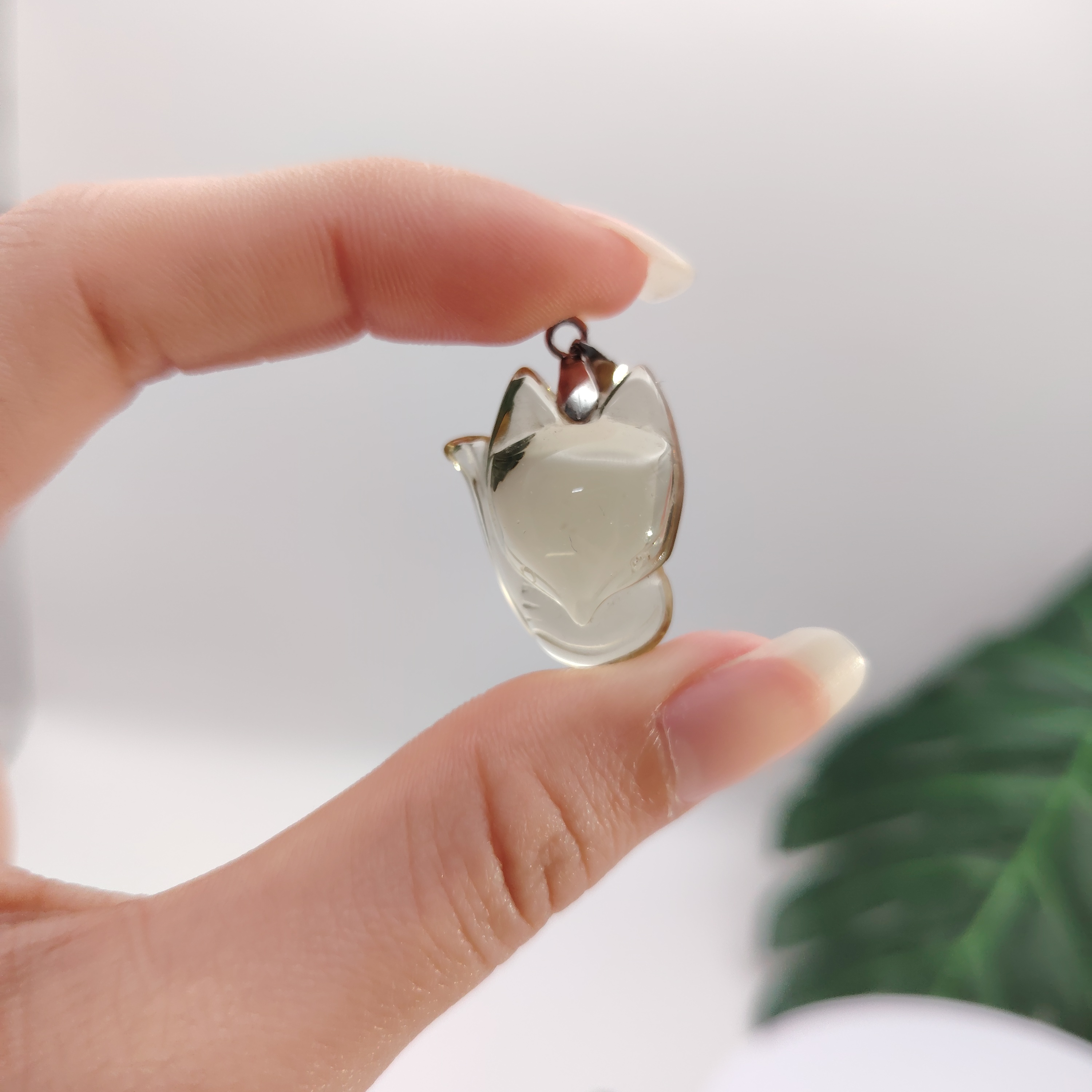 Crystal Fox Pendant