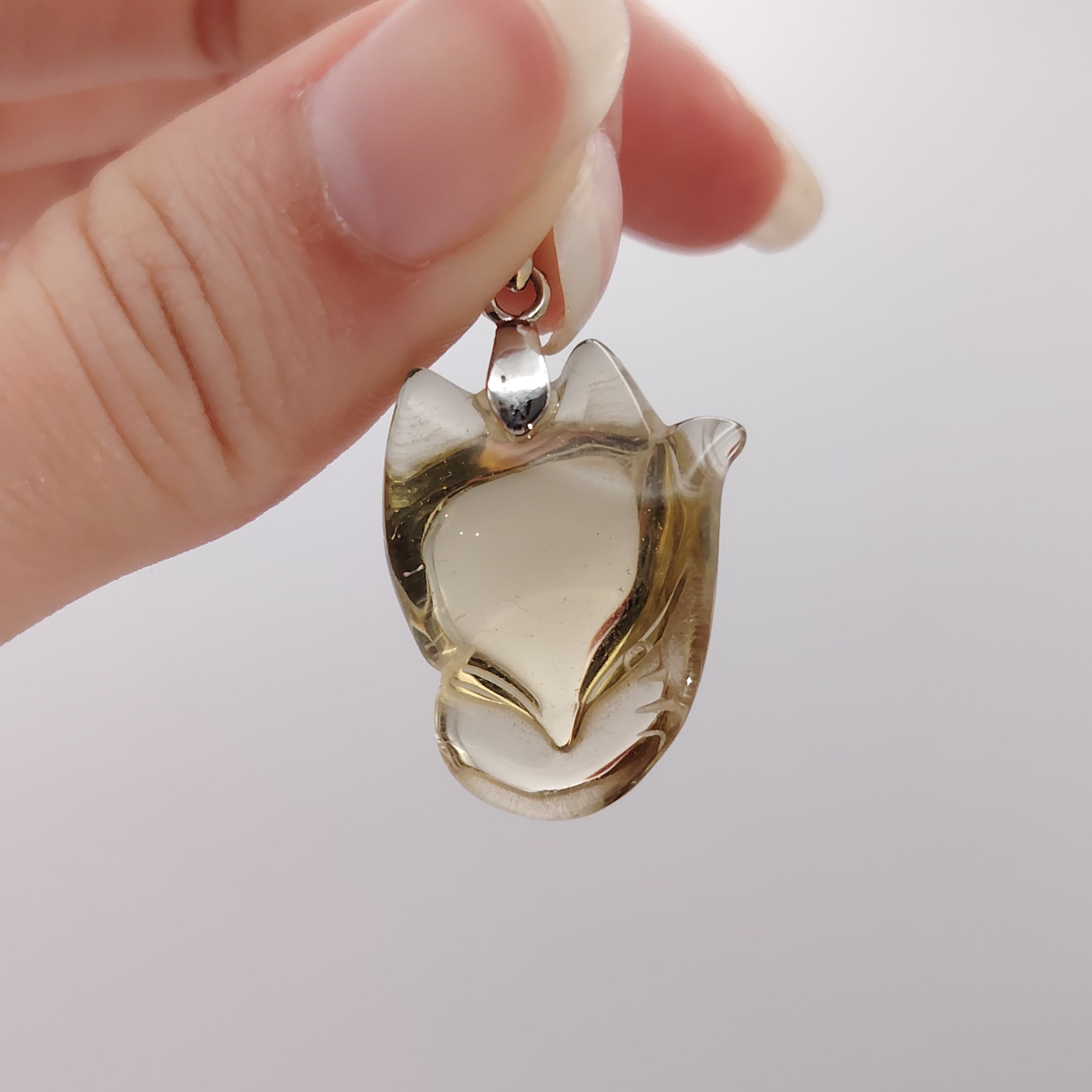 Crystal Fox Pendant