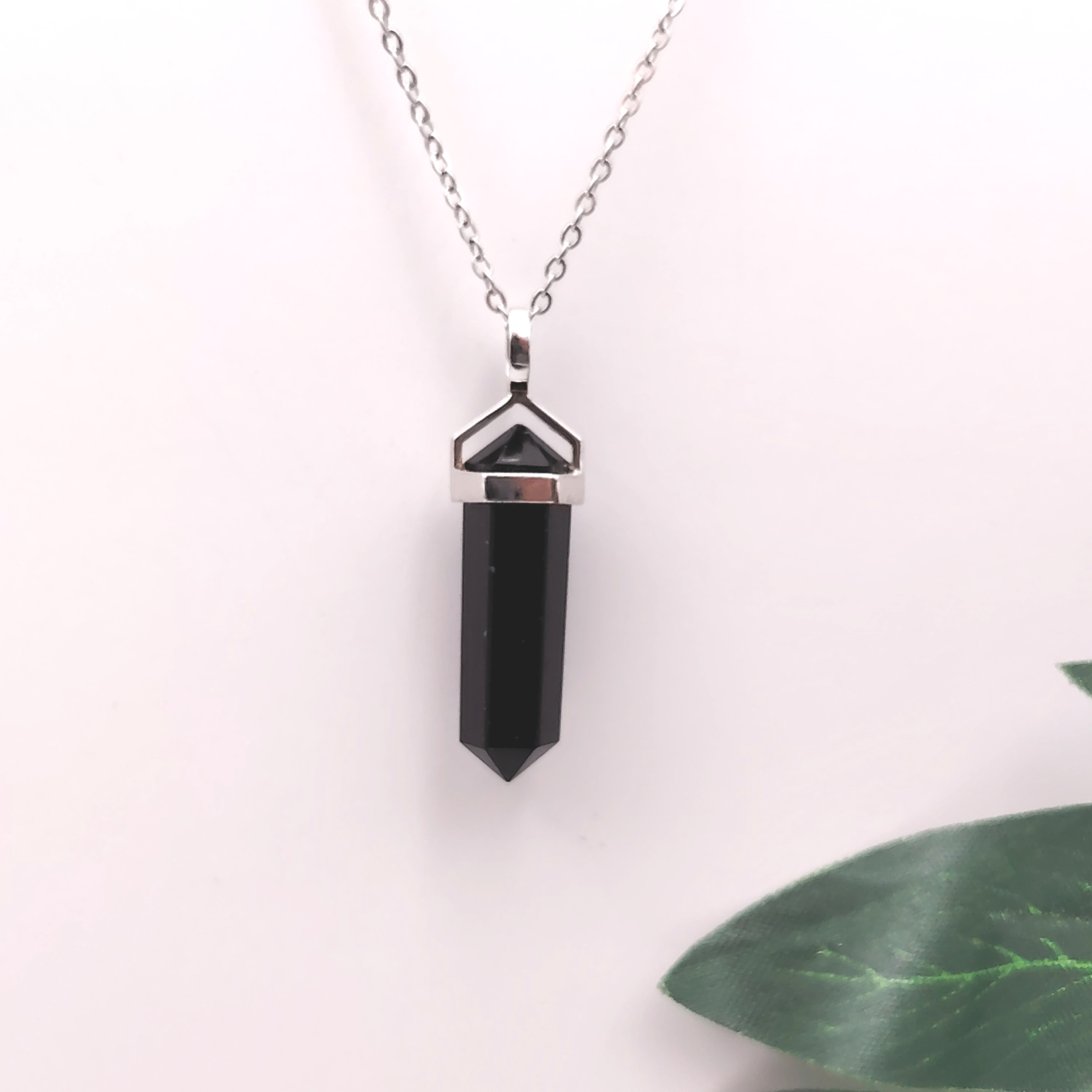 Black Tourmaline Double Point (925)