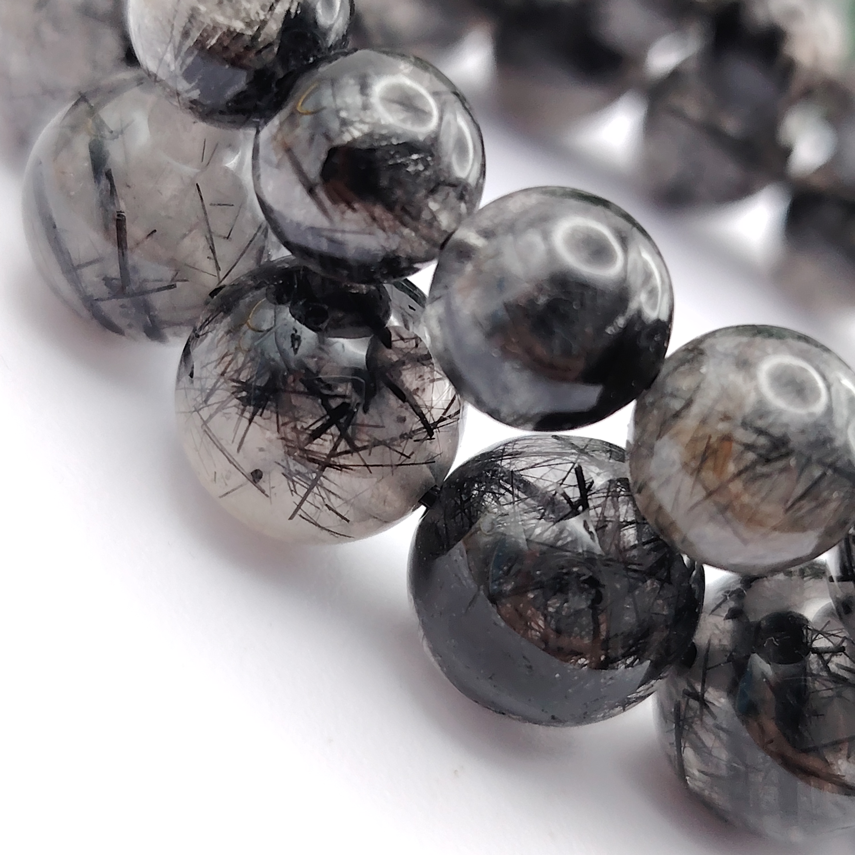 Black Rutilated Bracelet
