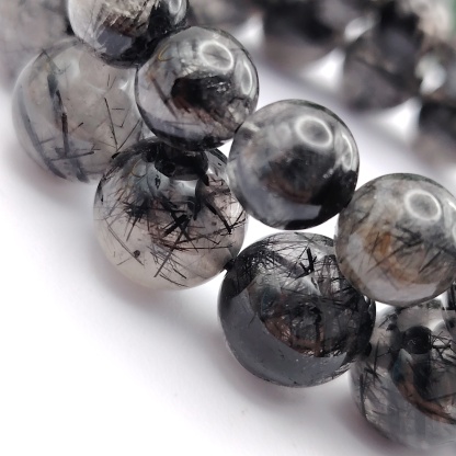 Black Rutilated Bracelet