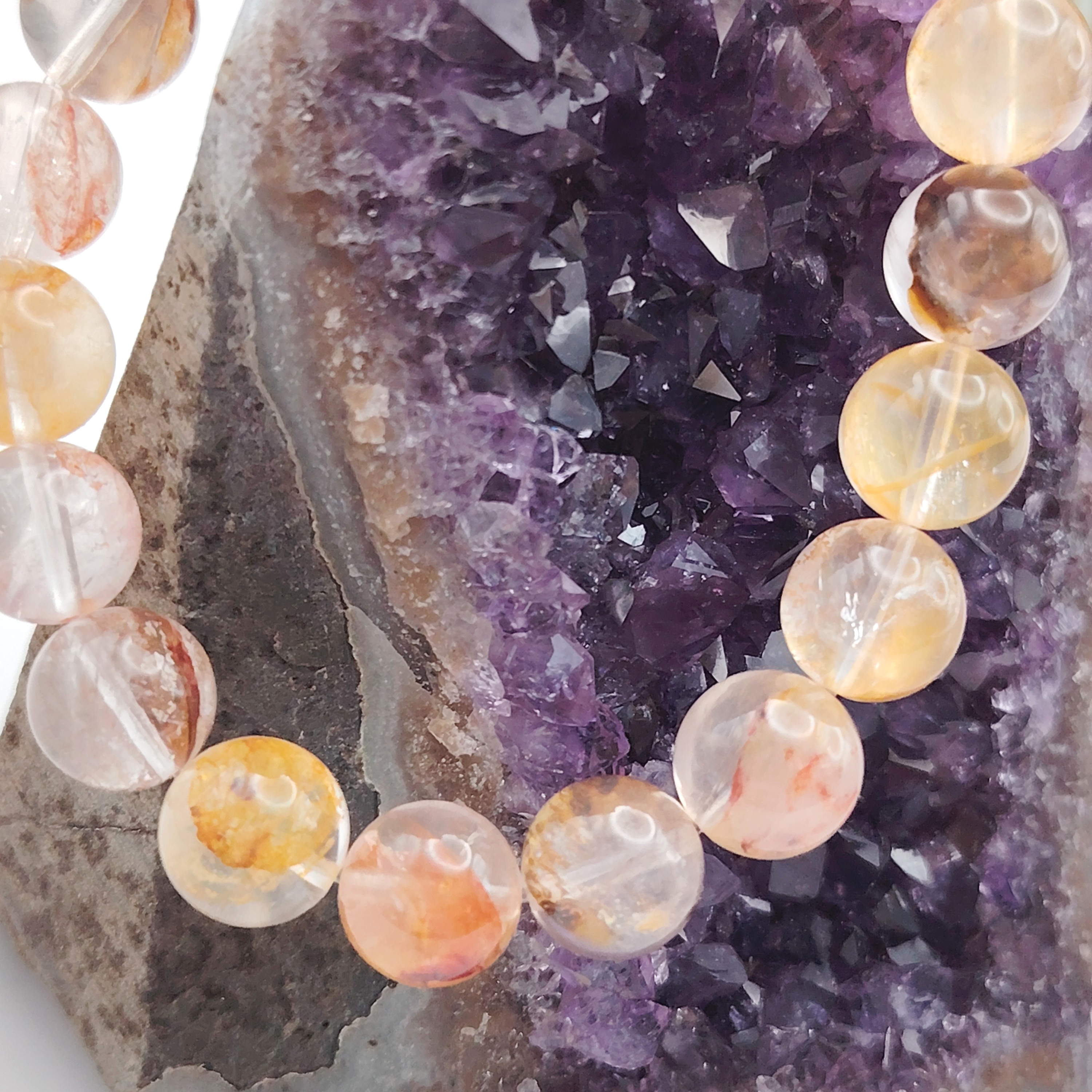Yellow Hematoid Bracelet