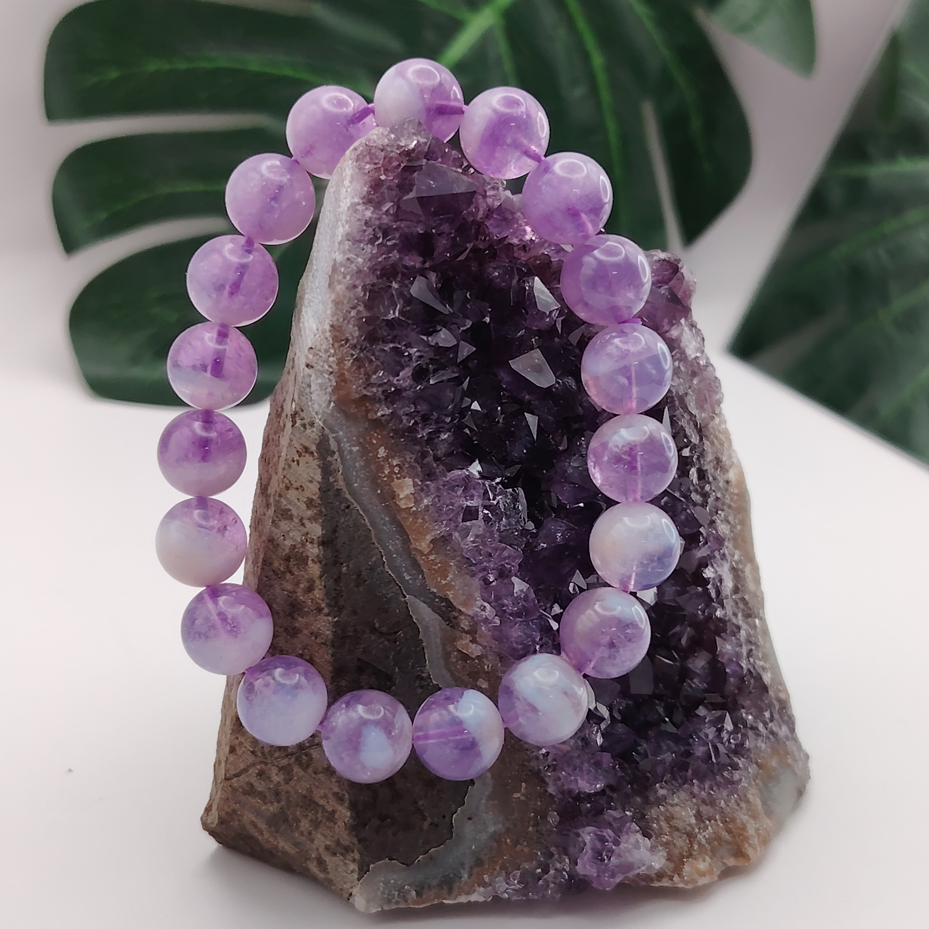 Lavender Milky Amethyst Bracelet