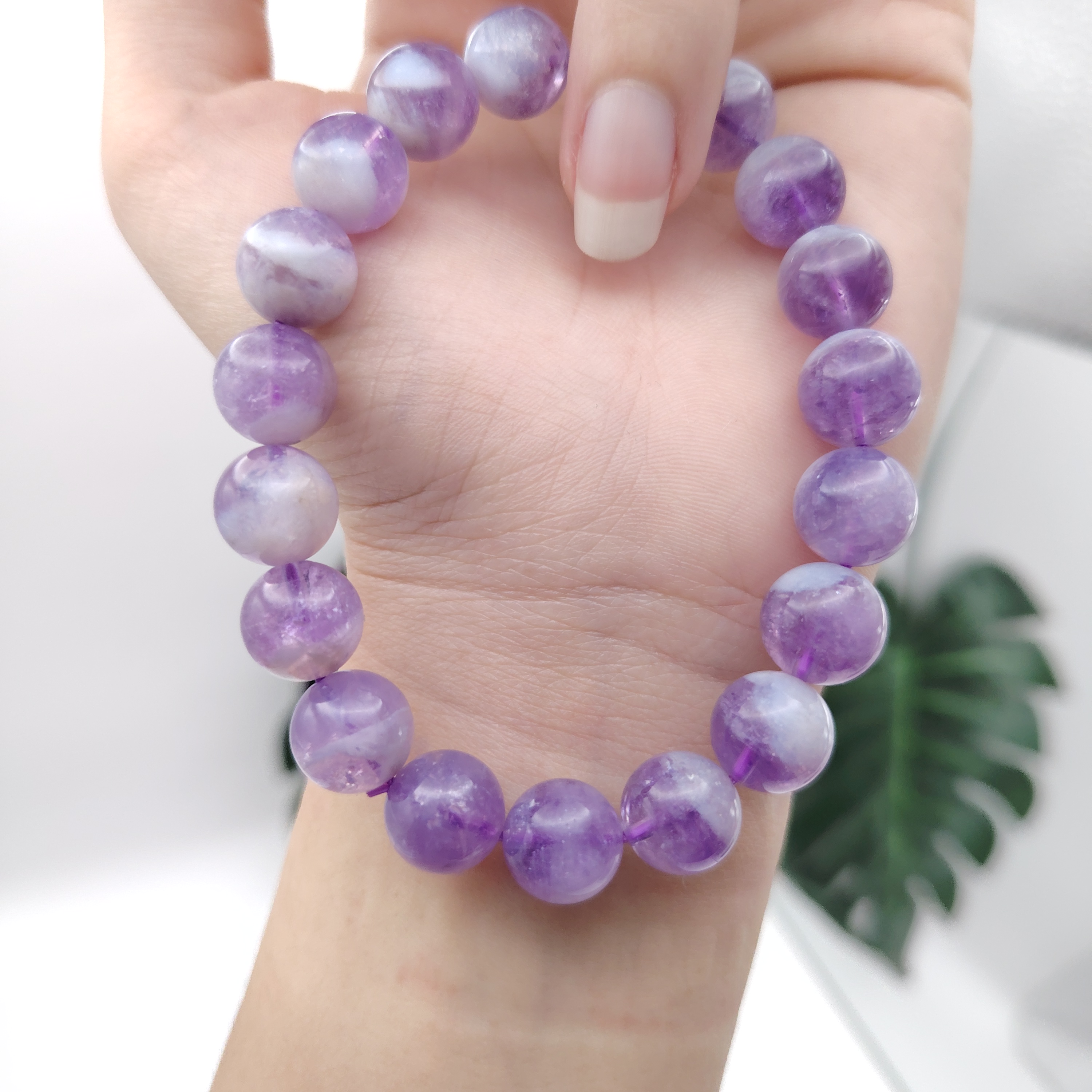 Lavender Milky Amethyst Bracelet