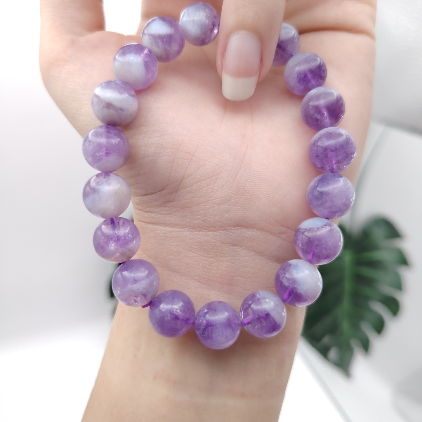 Lavender Milky Amethyst Bracelet