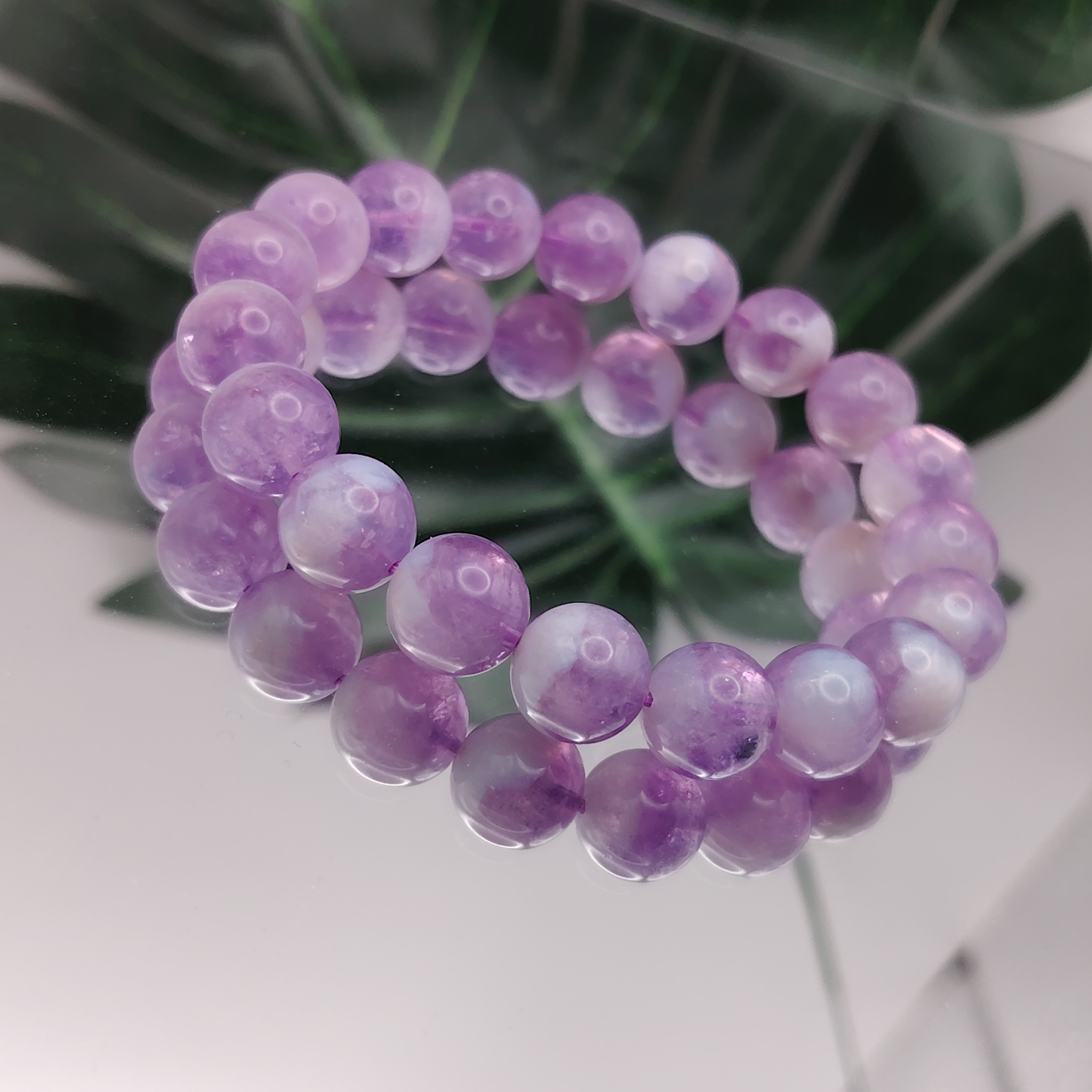 Lavender Milky Amethyst Bracelet