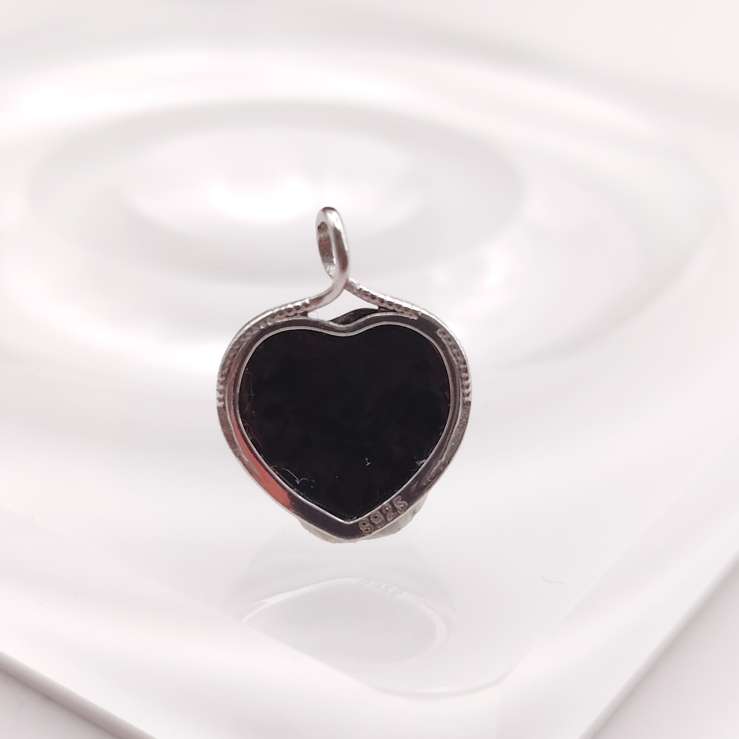 Hypersthene Heart Pendant