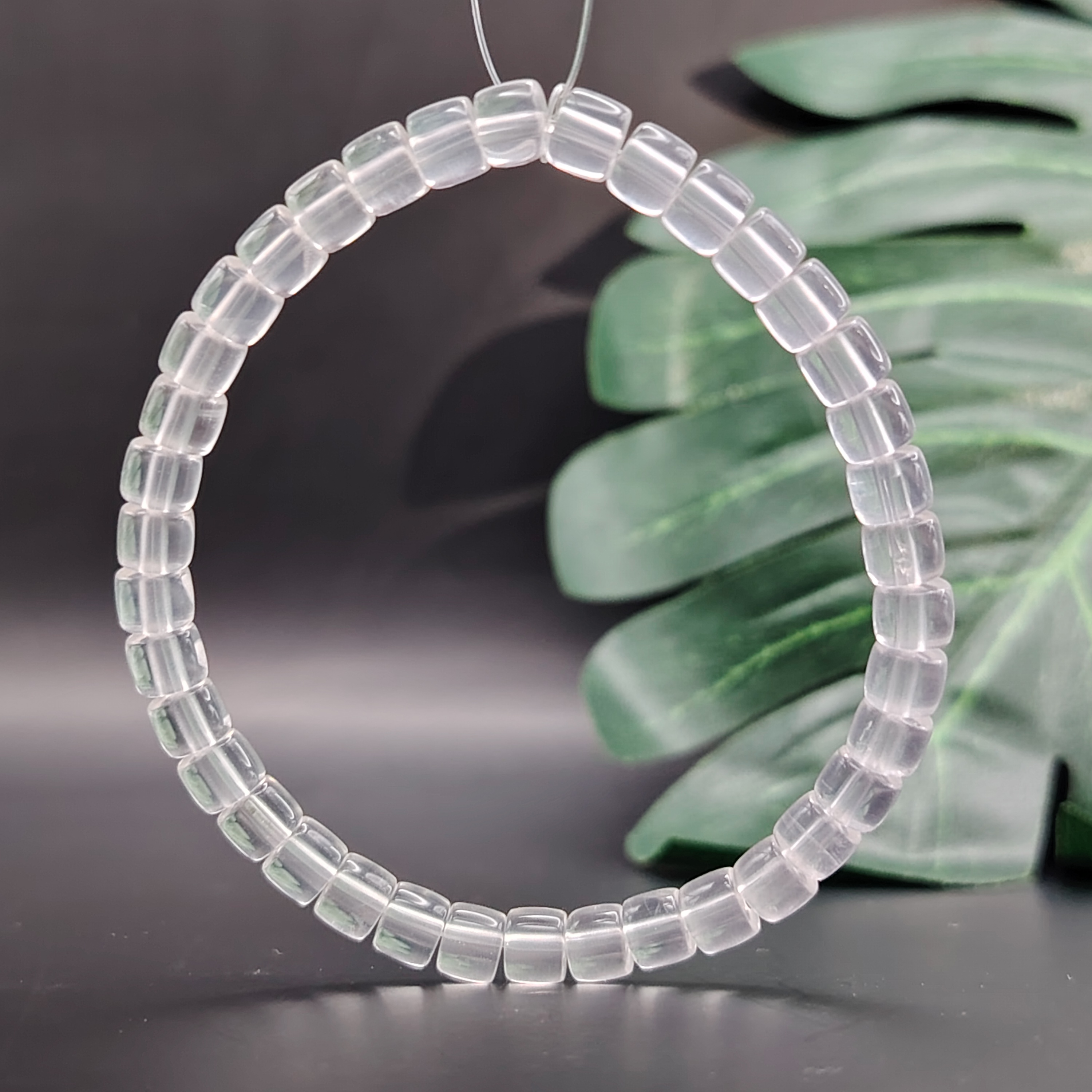 Crystal Drum / Stacked Bracelet