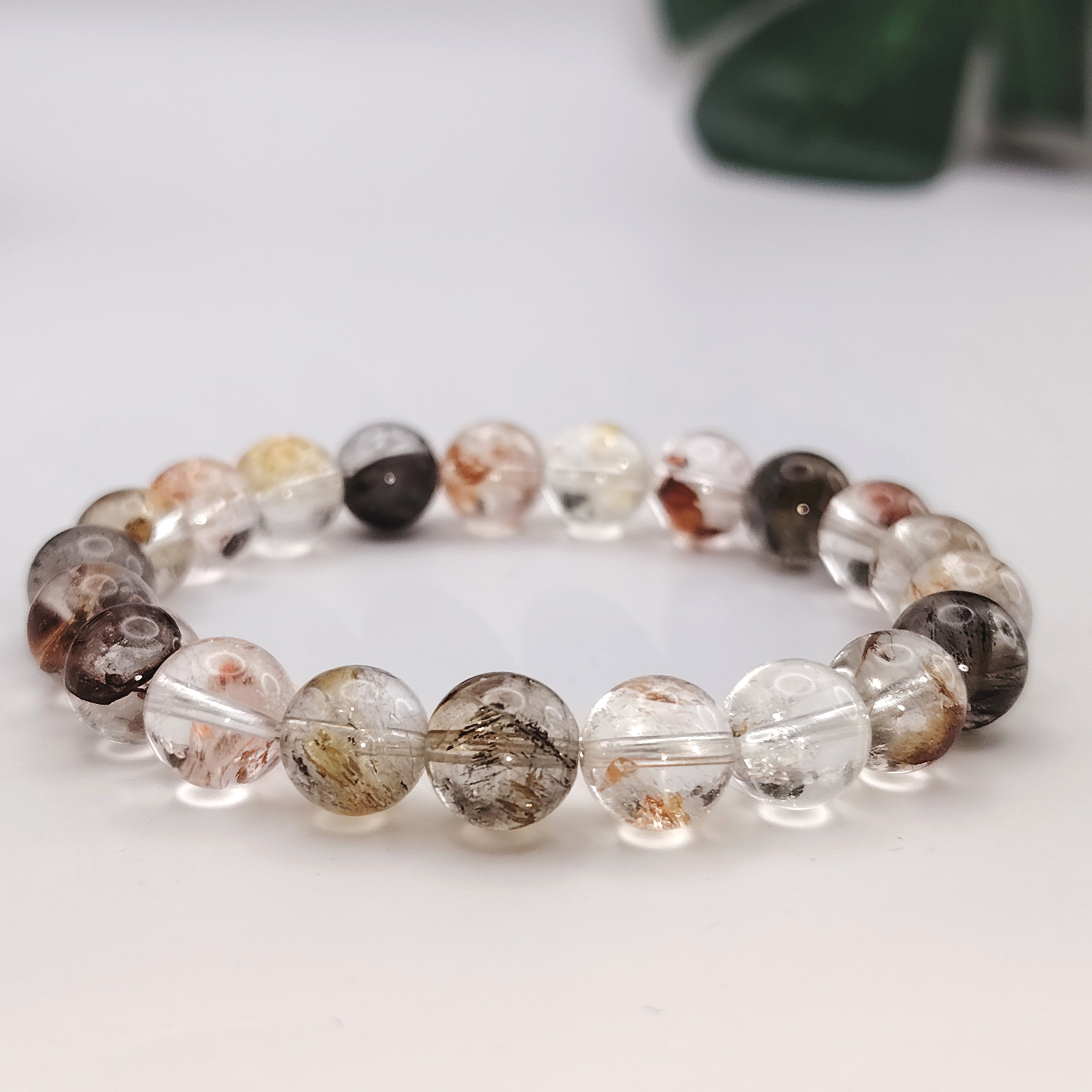 Herkimer Hematoid Bracelet
