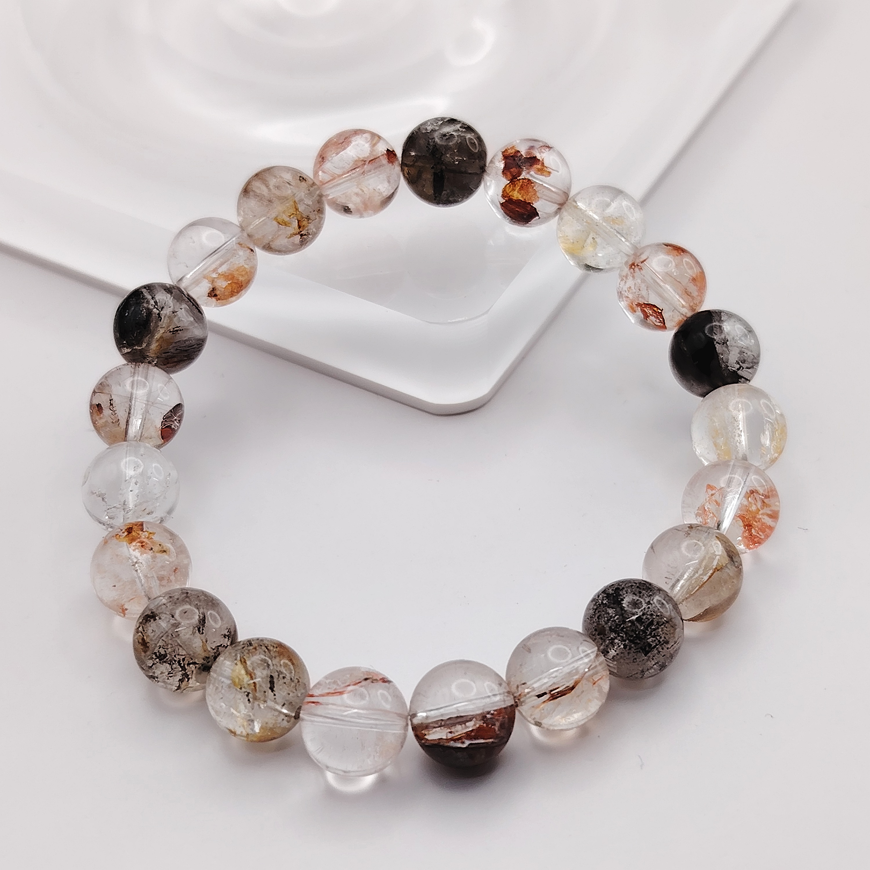 Herkimer Hematoid Bracelet