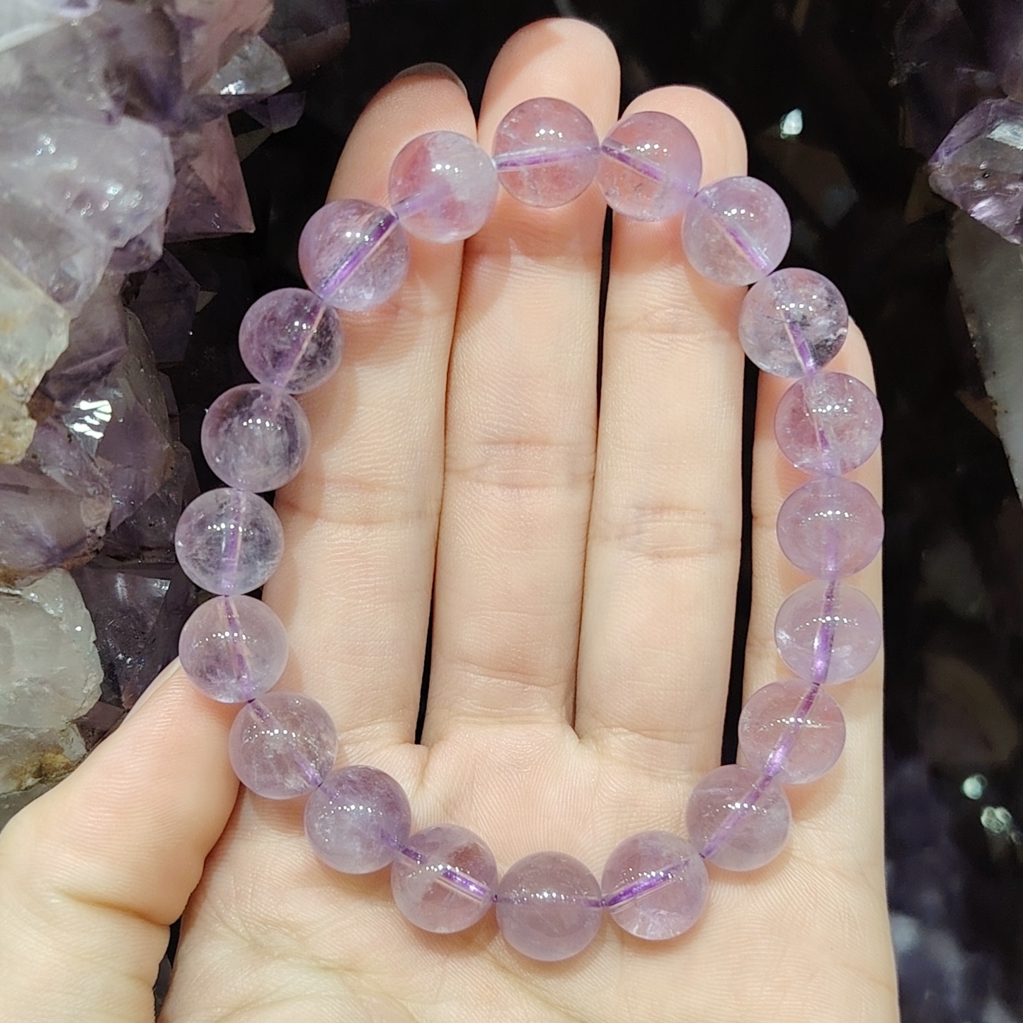 Lavender Amethyst Bracelet